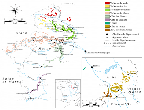 Champagne Map